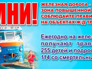 Правила поведения на железнодорожном транспорте.