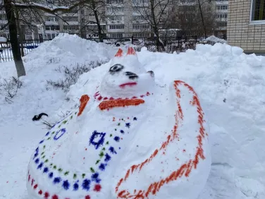 Снежные постройки
